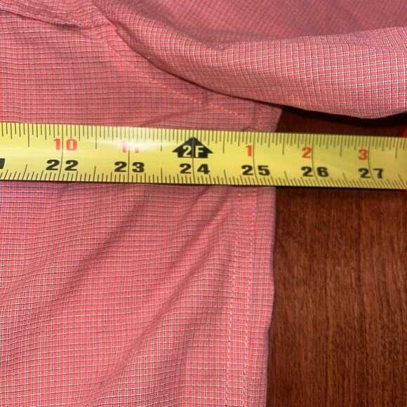 Patagonia Shirt Mens XL Orange Plaid Check Island Hopper Vent Fish Performance - Picture 6 of 6